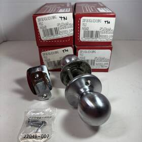 92001-104 Kwikset Polo Passage Door Knob Interior Satin Nickel Finish Lot Of 4 Nib