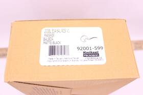 92001-599 Kwikset Balboa Passage Hall/closet Door Lever Matte Black
