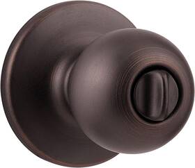 93001-867 Kwikset 300p 11p Cp Polo Bed And Bath Knob In Venetian Bronze