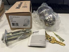 94002-840 Kwikset 3 Sets Of Polo Satin Nickel Entry Door Knob Smartkey Security
