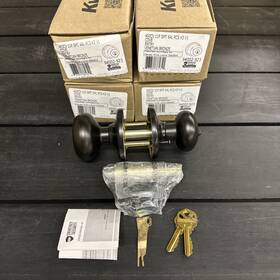 94002-923 Kwikset 4 Cove Entry Venetian Bronze