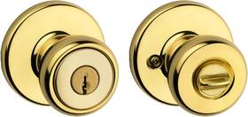 94002-942 Kwikset Tylo Entry Door Knob With Lock And Key Secure Keyed Handle Exterior Doo