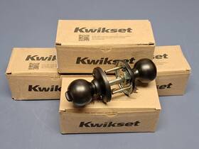 94003-103 Kwikset Lot Of 4 400p 11p 6al Rcs Venetian Bronze Polo Entry Lockset