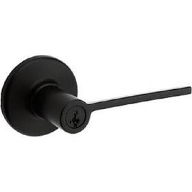 94050-616 Kwikset 6 -kwikset Ladera Keyed Entry Door Lever Smartkey Matte Black