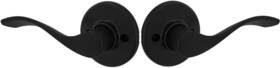 94880-610 Kwikset Balboa Dummy Door Handles - Matte Black Left Right Hand Set New
