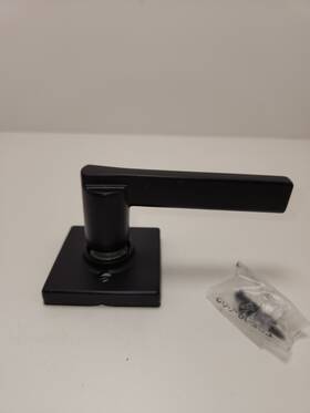94880-614 Kwikset Casey Dummy Door Handle Matte Black - New