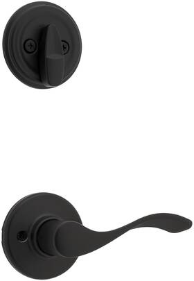 966bllh-514.univ Kwikset 966bllh.univ Balboa Left Handed Lever Single Cylinder - Black