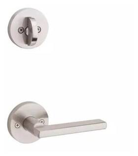 966hflrdt-15.univ Kwikset 966hflrdt.univ Halifax Lever Single Cylinder Interior - Nickel