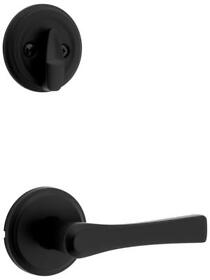 966kal-514 Kwikset 966kal Katella Lever Single Cylinder Interior Pack Black