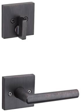966milsqt-11p.univ Kwikset 966milsqt.univ Milan Lever Single Cylinder Interior Pack - Bronze