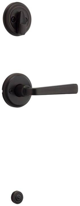 966tdl-11p.univ Kwikset 966tdl.univ Trafford Lever Single Cylinder Interior Pack - Bronze