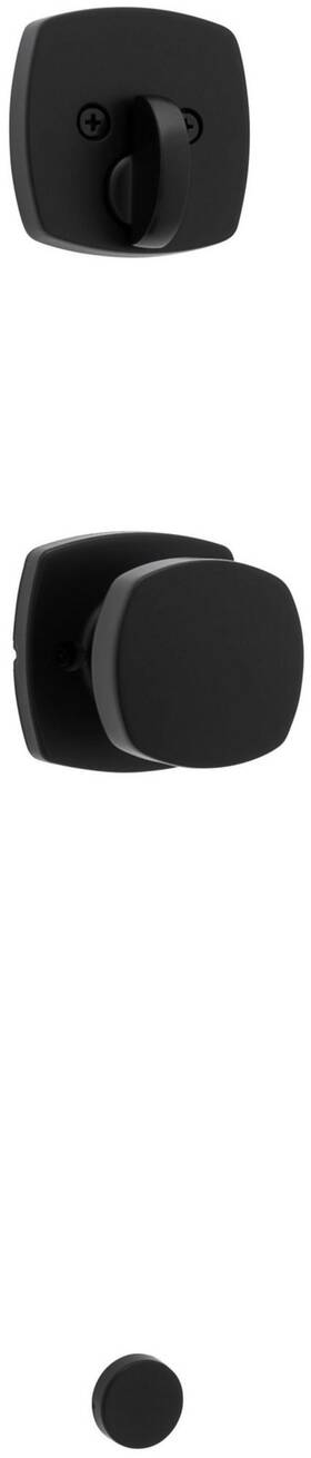 971aykmdt-514 Kwikset 971aykmdt Arroyo Knob Single Cylinder Interior Pack - Black