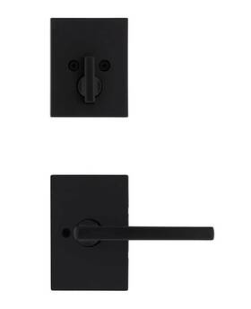 971hflrct-514 Kwikset Halifax Single Cylinder Entry Handleset Interior Rectangle