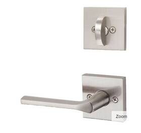 Kwikset 971lsl Lisbon Interior Pack Satin Nickel Square Rose Lever S Quart 15 V1