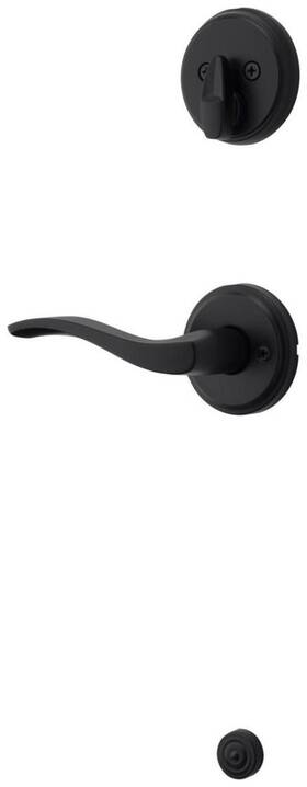 971selrh-514 Kwikset 971selrh Sedona Right Handed Lever Single Cylinder - Black