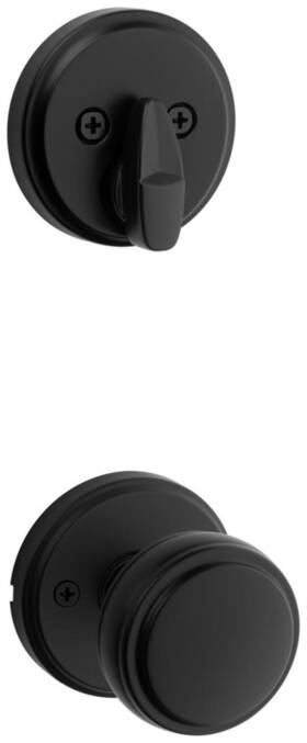 971sok-514 Kwikset 971sok Sora Knob Keyed Entry Handleset Interior Pack - Black