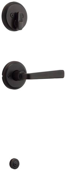 971tdl-11p Kwikset 971tdl Trafford Lever Single Cylinder Interior Pack - Bronze