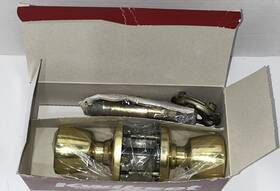 97200-521 Kwikset Abbey Polished Brass Passage Hall/closet Door Knob Brand New