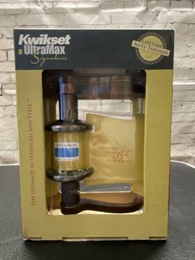 97200-606 Kwikset Ultramax Bed/bath Interior Non-locking Anti-tarnish New
