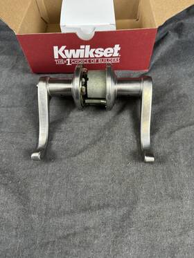 97300-522 Kwikset New Privacy Door Levers Antique Nickel