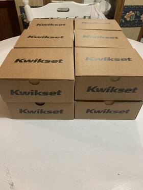 97300-912 Kwikset Montreal Lever Polished Chrome. Lot Of 12