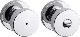97300-934 Kwikset Pismo Interior Privacy Bed/bath Doorknob With Lock Polished Chrome New
