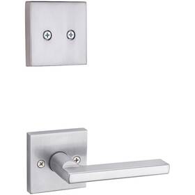 973hflsqt-26d Kwikset Halifax Lever Non-turning Dummy Interior Pack With Square