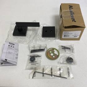 973hflsqt-514 Kwikset Halifax Lever Non-turning Dummy Interior Pack Matte Black