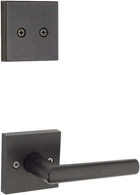 973milsqt-514v1 Kwikset Dummy Interior Entrance Lever Set Black Milan Handle 973