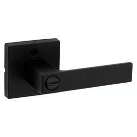 97402-912 Kwikset Singapore Square Smartkey Keyed Entry Door Handle Matte Black