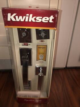 801tvhxvdl Kwikset 98010-214 Satin Nickel Lever Lockset Lock 25 Smt Cp