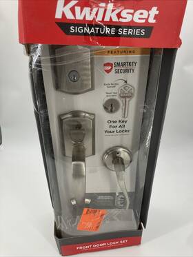 98180-038 Kwikset Prescott Satin Nickel Single-cylinder Interior/exterior