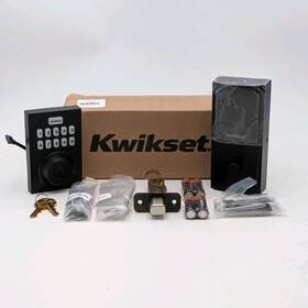 98920-004 Kwikset Home Connect 620 Contemporary Keypad Smart Lock Matte Black