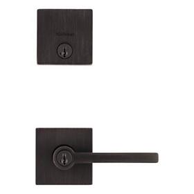 Kwikset 991 Halifax Keyed Entry Lever And Single Cylinder 883351815857
