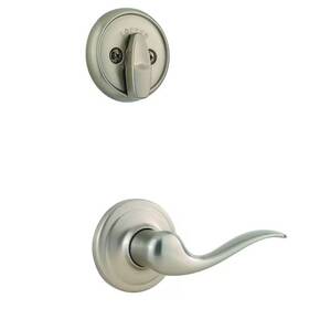 99660-308 Kwikset Tustin Lever Interior Single Cylinder Handleset Trim Satin Nickel - New