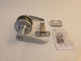 9sl30000-058 Kwikset Winston Sl3000wi 26d Rcal Rcs V1 Satin Chrome Privacy Door Lever Handle