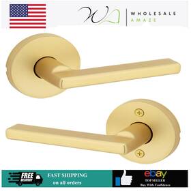 Ac178211984 Kwikset Halifax Interior Passage Door Handle Reversible Non-locking Lever