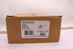 97300-790 Kwikset Bathroom Privacy Lever Lockset Satin Nickel