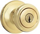 740cn3smtcp Kwikset Brass Entry Bright Series Cameron Knob Signature
