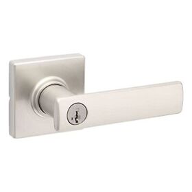 Kwikset Breton Keyed Entry Door Lever Featuring Smart Key Security
