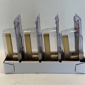 97880-902 Kwikset Corporation Halifax Satin Brass Dummy Lever New Lot Of 4 Units Inactive