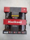 Dib238520 Kwikset Halifax Matte Black Steel Passage Lever With Microban