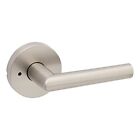155milrdt-26d Kwikset Milan Privacy Door Lever Set With Push Button Lock And Emergency Egress