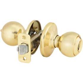 400p Kwikset Polo Polished Brass Entry Door Knob 3 Cp Code K6 V1 Pack Of 6