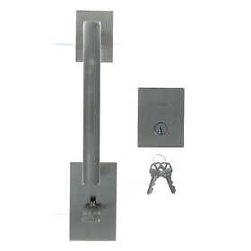 Kwikset Single Cylinder Deadbolt With Handle San Clemente Satin Nickel Open Box