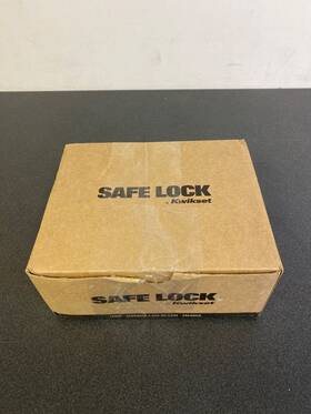 Sl1000dalsqt-514 Kwikset Safelock Daylon Passage Door Lever Set With Square Rose