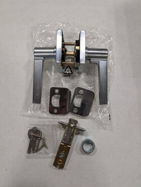Sl6500dalsqt-26d Kwikset Daylon Keyed Entry Door Lever Set - Satin Chrome