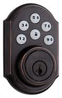 Kwikset Smart Code Electronic Deadbolt 909 11p Smt Cp Scr Venetian Bronze 883351518932