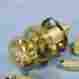 L640imp03bor03-ka3 Weslock 3 Left Traditonale Impresa 640 Polished Brass Keylock Knob Bordeau Latch