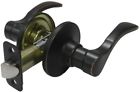 La7x703b Gatehouse Olivia Antique Bronze Passage Door Lever